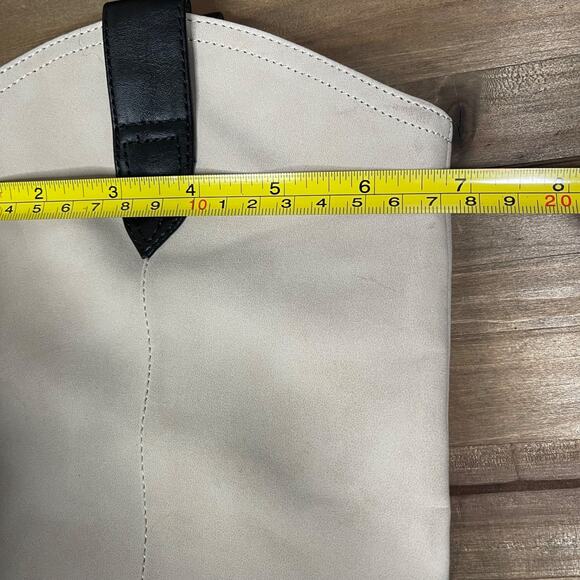 Dolce Vita Women's Korbella Western Boots Size 9 Cream Black Cowboy Mid Calf - Picture 15 of 16